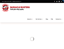 Tablet Screenshot of barnaclebusters.com